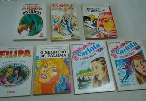 Vários livros de Romance -Filipa Patrícia Carlota etc anos 70/80