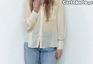 Blusa crú da Zara nova com etiqueta