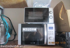 Micro-ondas com forno e micro-ondas normal