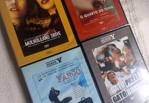 Quatro dvds filmes coleção Serie Y do jornal publico por 10 euros