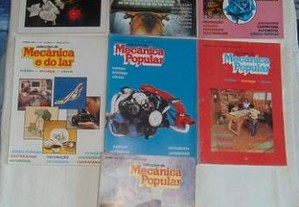 Lote 5 livros Mecânica Popular/Lar