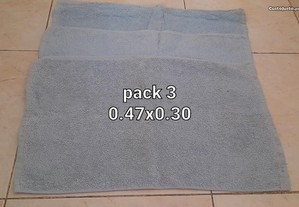 Pack 2 panos/toalha 0.46x0.97