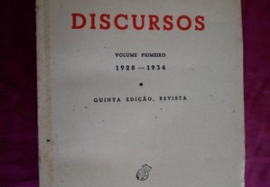 Oliveira Salazar. Discursos, Volume 1 1928-1934