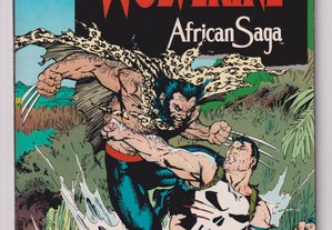 The Punisher Wolverine African Saga Marvel Comics 1989 JIM LEE bd Banda Desenhada