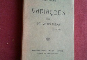 Paulo Osório-Variações Sobre Um Velho Tema (Contos)-1908
