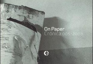 duplo CD "On paper", coletânea de 2003 da editora portuense Crónica