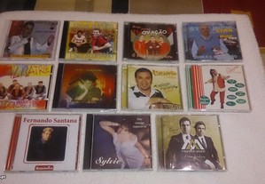 música pimba / popular (albatroz, canário, santana...) vários cds