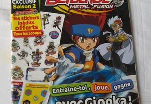 Livro Jogos Spécial Beyblad inclui c/ 3 posteres- Francês