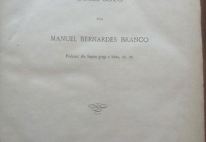 Livro antigo. 1879. Manuel Bernardes