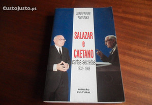 "Salazar e Caetano: Cartas Secretas (1932 a 1968) de José Freire Antunes - 1ª Edição de 1994