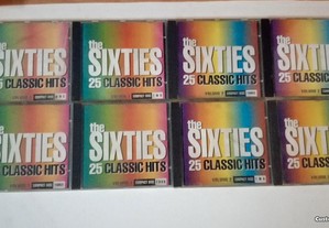 Colectânea Música Anos 60 "Sixties" em 8 CD