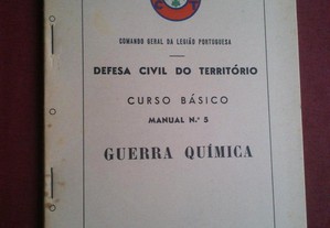 Legião Portuguesa-Curso Básico-Manual N.º 5-Guerra Química-DCT-1954