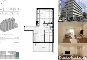 Apartamento T1+1 Em Matosinhos Sul