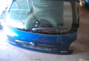 Tampa da mala de Peugeot 206 azul