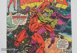 CAPTAIN MARVEL 43 Drax Marvel Comics 1975 bronze age BD Banda Desenhada