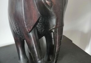 Elefante madeira africana