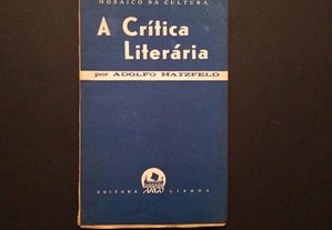 Adolfo Hatzfeld - A crítica Literária