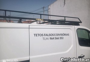 Grade tejadilho, da para Opel Vivaro, Renault Traffic, Nissan primastar