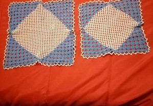 Naperon quadrados crochet 35x35