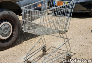 Carrinho Supermercado em Ao Galvanizado