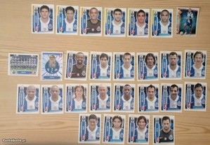 Seleção de 27 cromos jogadores do FCP, Futebol Clube do Porto época 2009/10 Edição da Panini