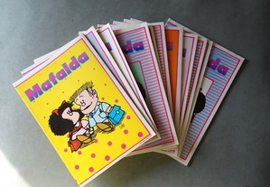 Antigos cadernos escolares - Mafalda