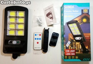 Candeeiro solar sensor movimento