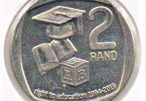 África do Sul - 2 Rand 2019 - soberba