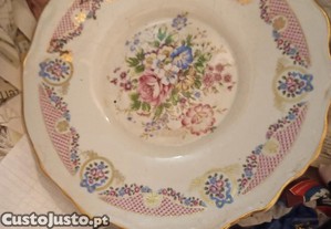 Prato 0.22cm loiça portuguesa "otimo estado" porcenor porcelanas