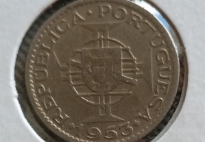 Moeda de 2$50 de Moçambique de 1953