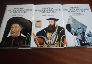 "História dos Descobrimentos Portugueses"   3 Volumes de Jaime Cortesão
