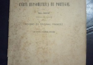 Carta Hypsometrica de Portugal - Paul Choffat