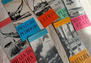 Folhetos antigos turísticos da região de Leiria