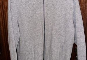 Casaco desportivo cinzento tamanho XL