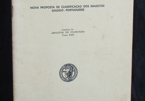Livro Nova Proposta de Classificação dos Dialectos Galego-Portugueses Luís Cintra