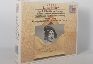 Ópera CD Verdi Luisa MIller // Aprile Millo - Placido Domingo 1992 Box 2 Discos Novo e Selado