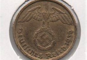Alemanha (3º Reich) - 5 Reichspfennig 1939 D