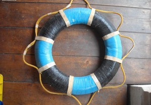Boia salva-vidas antiga vintage nautico marinha