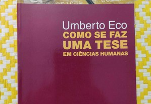 Como se faz uma Tese : Umberto Eco