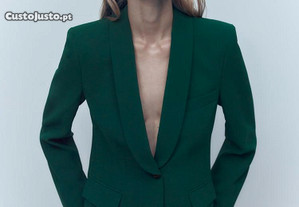 Blazer verde da Zara novo com etiqueta