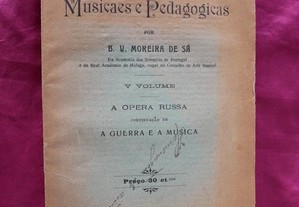 Palestras Musicaes e Pedagógicas por B. V. Moreira