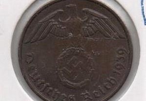 Alemanha (3º Reich) - 2 Reichspfennig 1939 D-bela