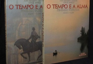 Livro O Tempo e a Alma Itinerário Português José Hermano Saraiva 2 Volumes