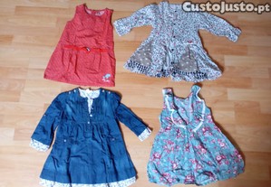 4 vestidos de criana