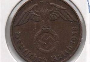 Alemanha (3º Reich) - 2 Reichspfennig 1938 F-bela