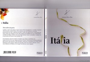 Livro sobre a cozinha de Itália em estado novo