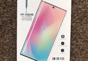 Película de vidro temperado UV Samsung S20 Plus