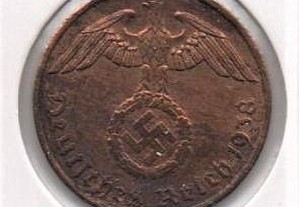Alemanha (3º Reich) - 2 Reichspfennig 1938 J-bela