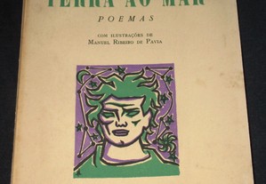 Livro Terra ao Mar Poemas António de Sousa 1954