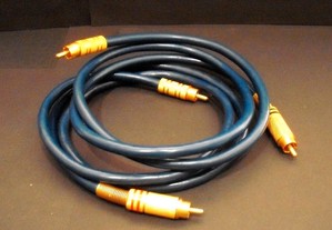 Vintage Cable Stereo Audio 2 x RCA to 2 x RCA GOLD - 80 cms
